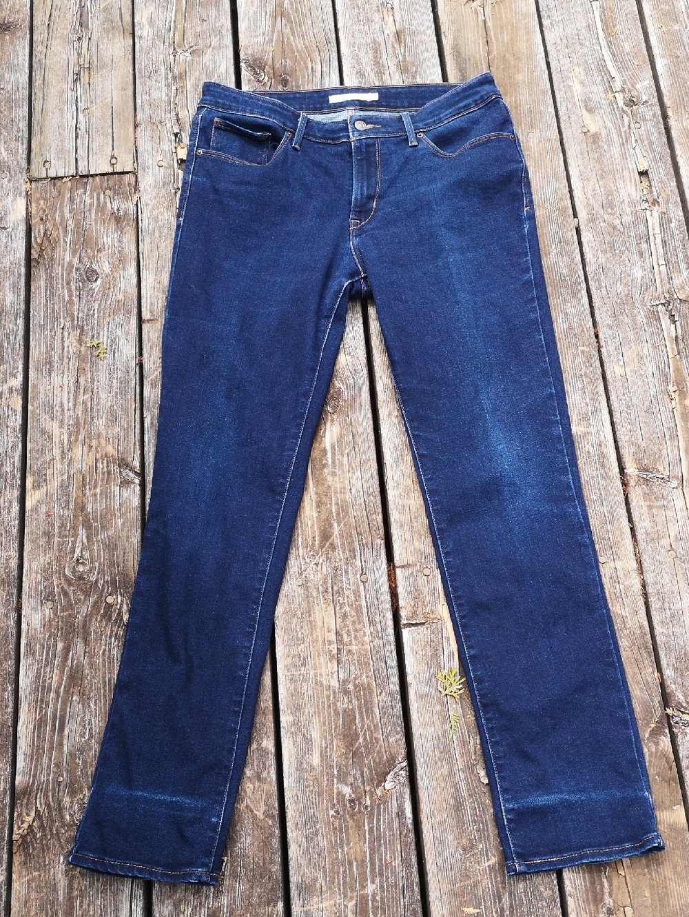 Levi's mid-rise jeans